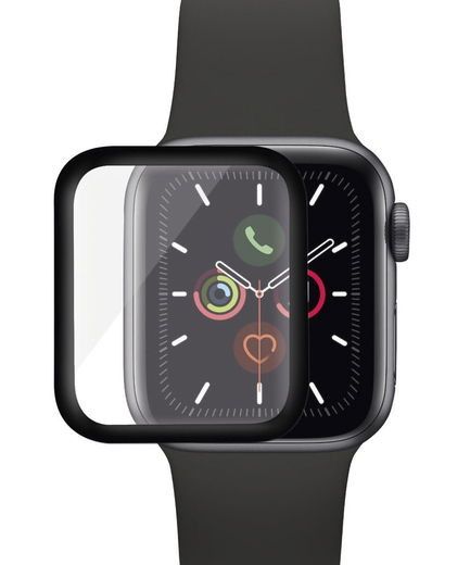 PanzerGlass Apple Watch 4/5/6/SE 44MM Screenprotector Tempered Glass Zwart afbeelding 2