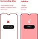 Nokia 6.2 Full Glue 9H Arc Edge Tempered Glass Screenprotector Zwart afbeelding 5
