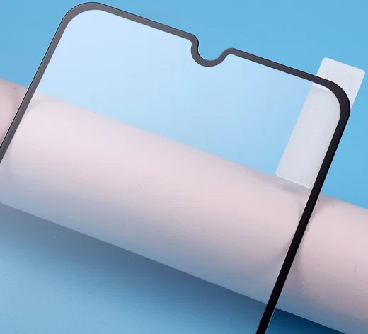 Motorola Moto G8 Plus Full Size Tempered Glass Screenprotector Zwart afbeelding 4
