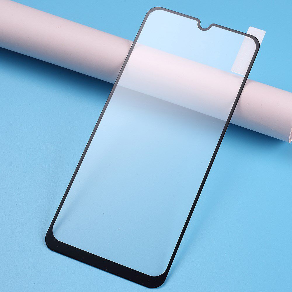 Motorola Moto G8 Plus Full Size Tempered Glass Screenprotector Zwart afbeelding 2
