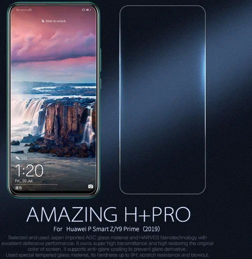 Nillkin 2.5D Huawei P Smart Z / Honor 9X Tempered Glass afbeelding 3