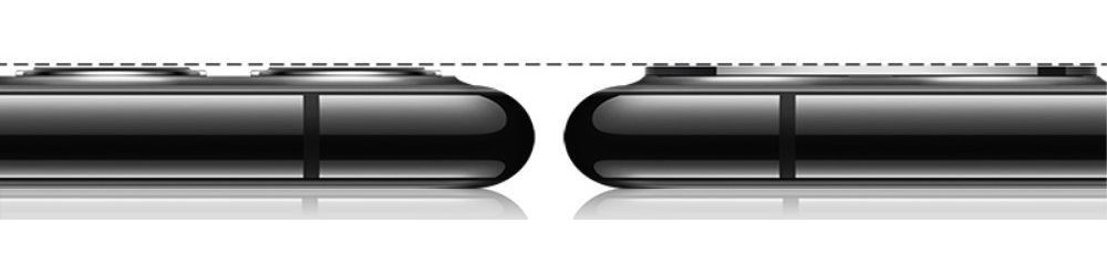 Apple iPhone 11 Pro / Pro Max Camera Lens Metal Ring Protector Zilver afbeelding 3