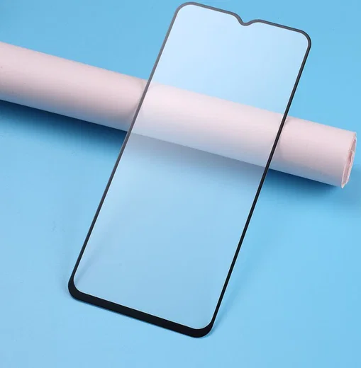 Oppo A9 (2020) Tempered Glass Screen Protector Zwart afbeelding 2