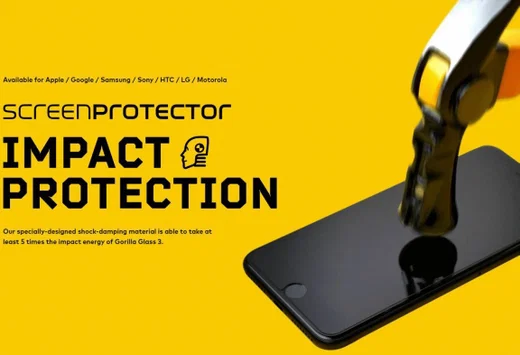 RhinoShield Impact Protection Oppo Reno2 Screenprotector Clear afbeelding 3