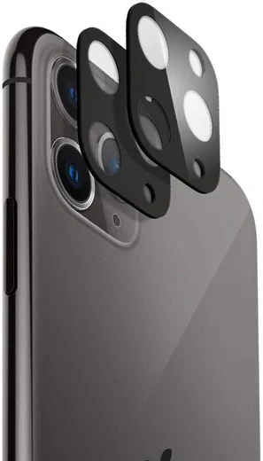 Spigen iPhone 11 Pro (Max) Camera Lens Tempered Glass 2-Pack Zwart afbeelding 8