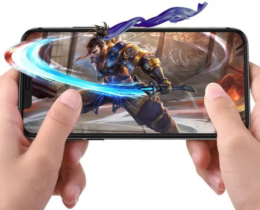 Hoco Flash Attach Series Apple iPhone 11 Pro / XS / X Tempered Glass afbeelding 6