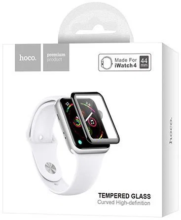 Hoco Curved HD Apple Watch 44MM Screenprotector Tempered Glass afbeelding 2