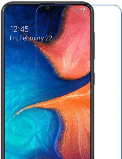 Samsung Galaxy A20e Display Folie Screen Protector afbeelding 2