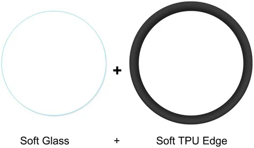 Samsung Galaxy Watch Active 2 44MM 2-in-1 Screenprotector Full Cover afbeelding 4
