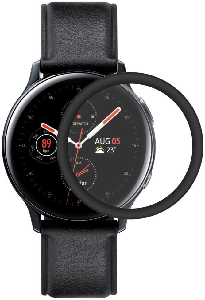 Samsung Galaxy Watch Active 2 44MM 2-in-1 Screenprotector Full Cover afbeelding 1