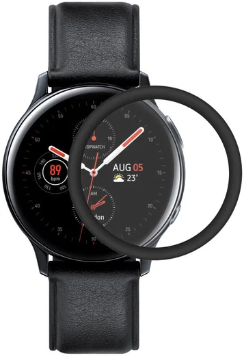 Samsung Galaxy Watch Active 2 44MM 2-in-1 Screenprotector Full Cover afbeelding 1