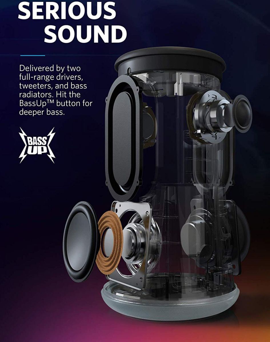 Anker Soundcore Flare+ 360° Bluetooth Speaker Blauw afbeelding 7