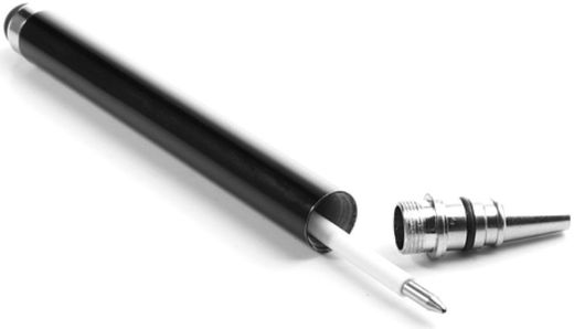 Universele Stylus Pen Met Balpen En Dop Zwart afbeelding 5