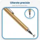 Universele Stylus Pen Met Precision Disc Tip Goud afbeelding 2