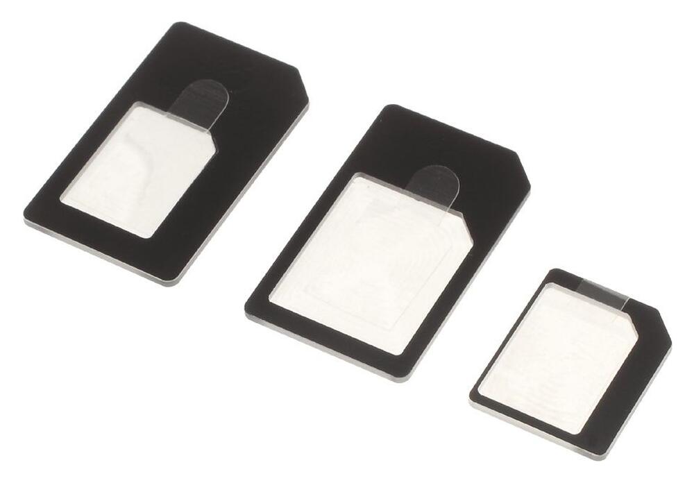Noosy Simkaart Adapter Vergroter Nano en Micro 3 set afbeelding 2