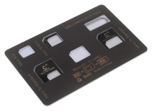 Noosy Simkaart Adapter Vergroter Nano en Micro 3 set afbeelding 4