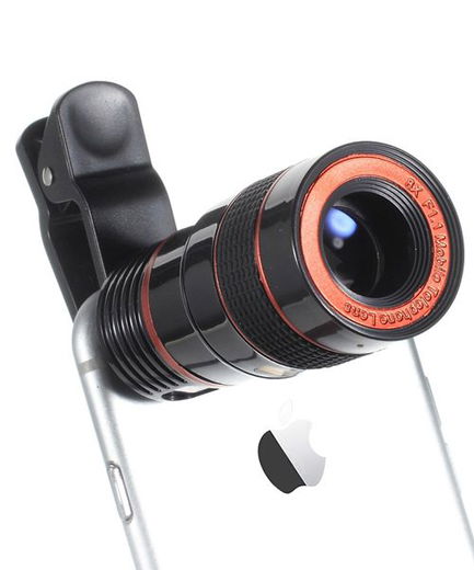 Universele Clip 8x Prime Telefoon Lens afbeelding 1
