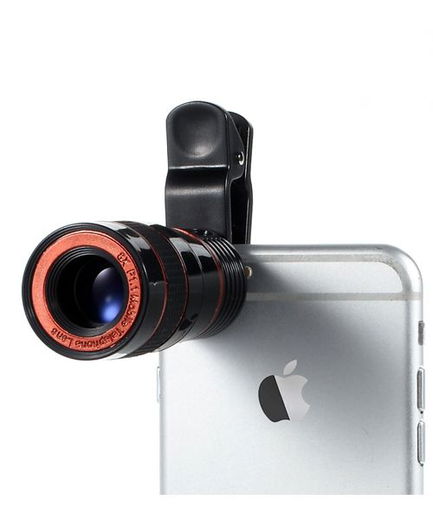 Universele Clip 8x Prime Telefoon Lens afbeelding 2
