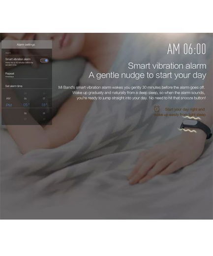 Xiaomi Mi Band 1S fitness tracker met hartslagmeter Zwart afbeelding 6