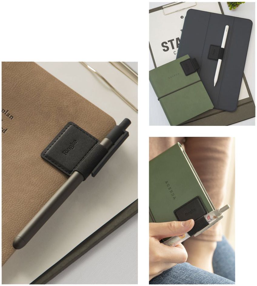 Ringke Klevende Penhouder 5-Pack Zwart afbeelding 11