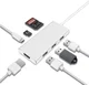 Universele 7-in-1 USB-C Adapter Wit afbeelding 1
