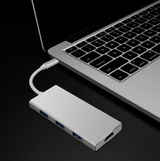 Universele 7-in-1 USB-C Adapter Wit afbeelding 6