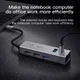 Baseus USB-C naar USB Hub 5 Poorten Grijs afbeelding 3