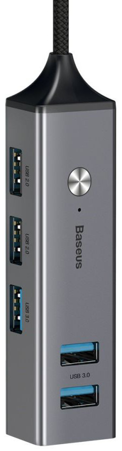 Baseus USB-C naar USB Hub 5 Poorten Grijs afbeelding 9