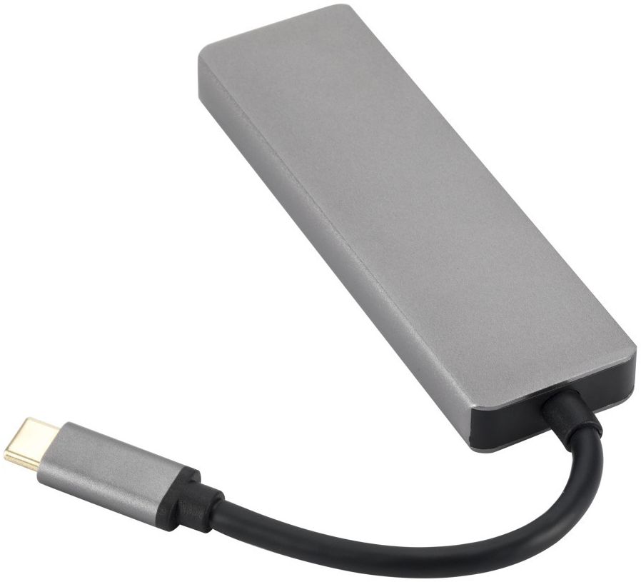 Universele 5-in-1 USB-C Adapter (Micro)SD / USB  HDMI Grijs afbeelding 5