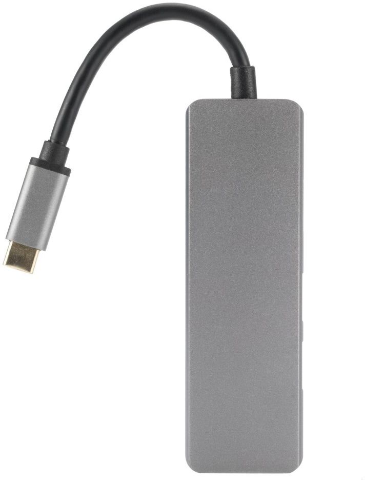 Universele 5-in-1 USB-C Adapter (Micro)SD / USB  HDMI Grijs afbeelding 6
