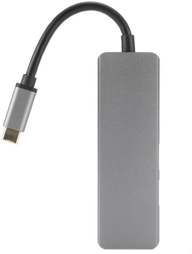 Universele 5-in-1 USB-C Adapter (Micro)SD / USB  HDMI Grijs afbeelding 6