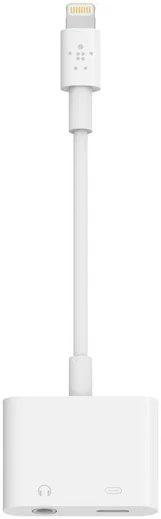 Belkin Charge RockStar™ Apple Lightning naar Lightning en Aux Adapter afbeelding 2