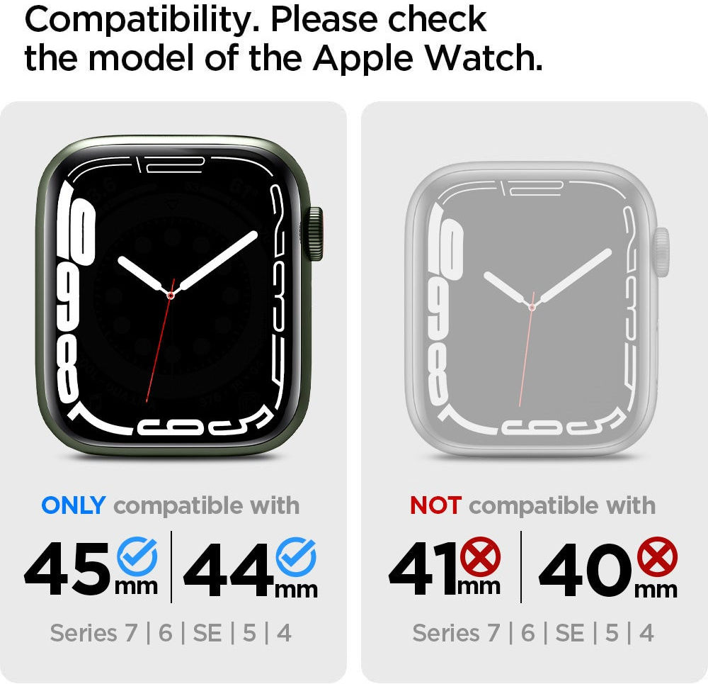 Spigen Rugged Armor Pro - Apple Watch 45MM / 44MM Hoesje en Bandje - Zwart afbeelding 11