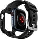 Spigen Rugged Armor Pro - Apple Watch 45MM / 44MM Hoesje en Bandje - Zwart afbeelding 4