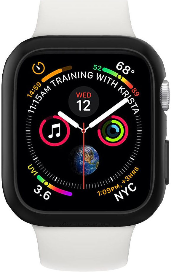 Spigen Thin Fit - Apple Watch 44MM Hoesje - Hard Plastic Bumper - Zwart afbeelding 13