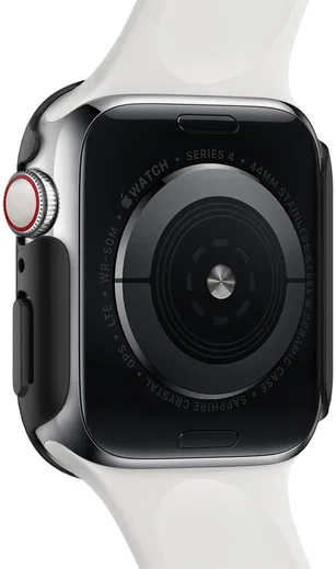 Spigen Thin Fit - Apple Watch 44MM Hoesje - Hard Plastic Bumper - Zwart afbeelding 14