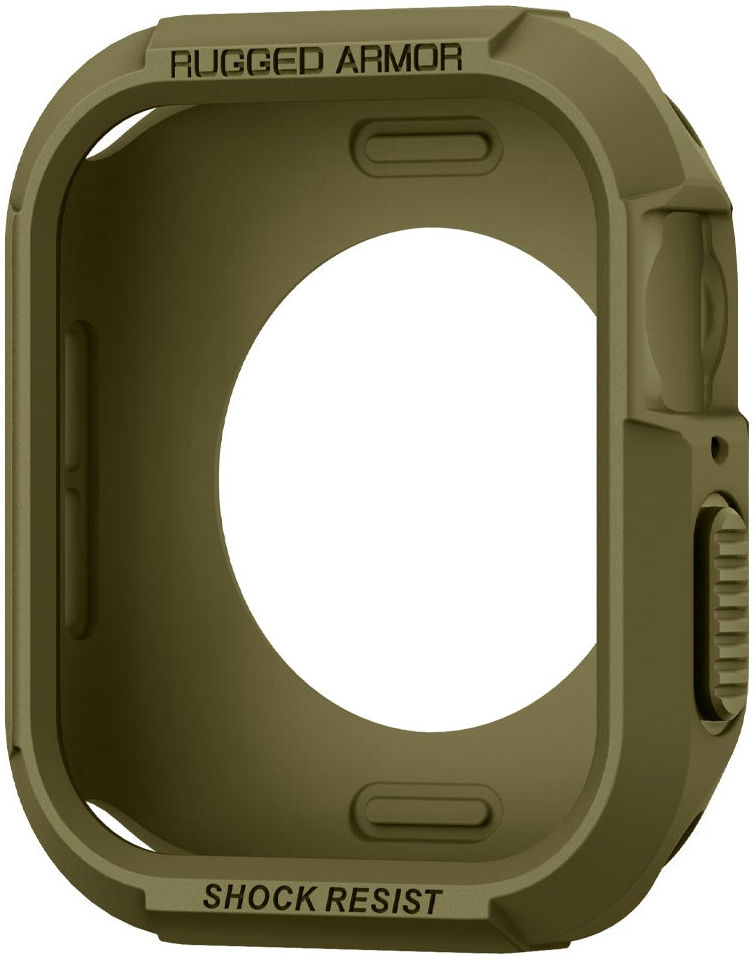 Spigen Rugged Armor Apple Watch 45MM / 44MM Hoesje Full Protect Groen afbeelding 5