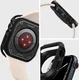 Spigen Rugged Armor - Apple Watch 45MM / 44MM Hoesje - Full Protect - Zwart afbeelding 8