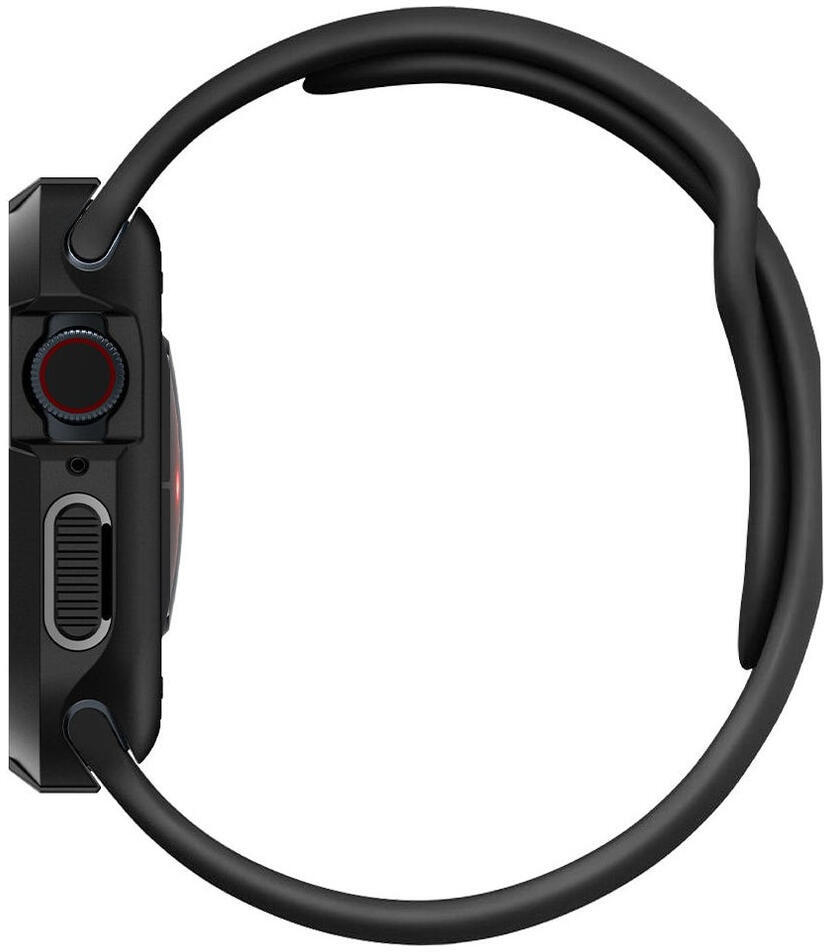 Spigen Rugged Armor - Apple Watch 45MM / 44MM Hoesje - Full Protect - Zwart afbeelding 15