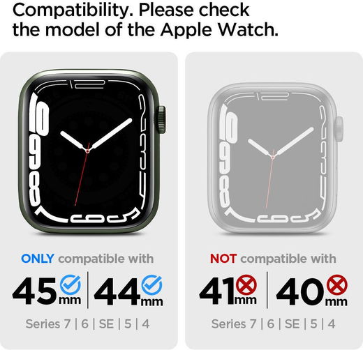 Spigen Rugged Armor Apple Watch 45MM / 44MM Hoesje Full Protect Wit afbeelding 10