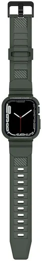 Spigen Rugged Armor Pro - Apple Watch 45MM / 44MM Hoesje en Bandje - Groen afbeelding 10