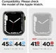 Spigen Rugged Armor Pro - Apple Watch 45MM / 44MM Hoesje en Bandje - Groen afbeelding 11
