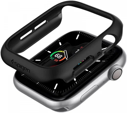 Spigen Thin Fit Apple Watch 40MM Hoesje Hard Plastic Bumper Zwart afbeelding 11