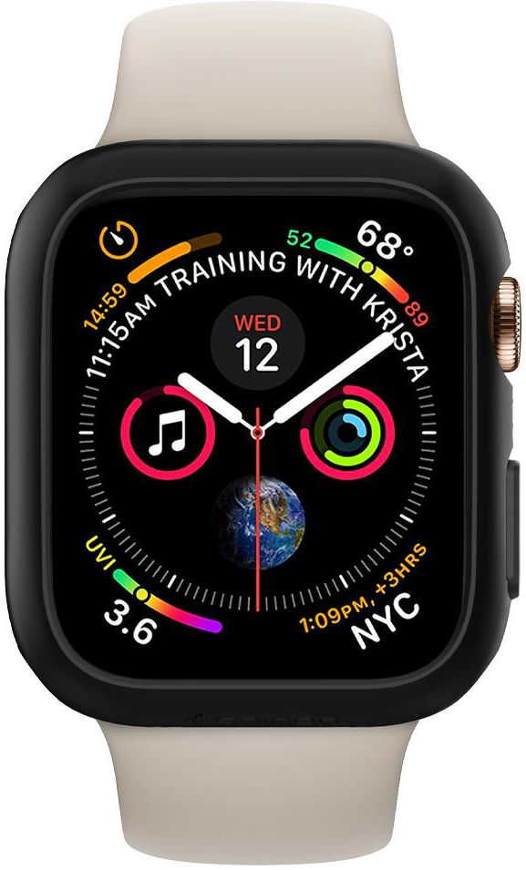 Spigen Thin Fit Apple Watch 40MM Hoesje Hard Plastic Bumper Zwart afbeelding 15