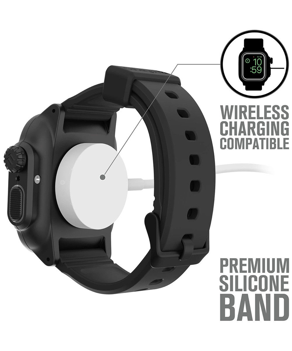Catalyst Full Protect - Waterdicht Apple Watch 44MM Hoesje - Zwart afbeelding 13