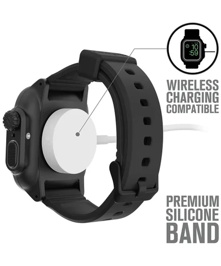 Catalyst Full Protect - Waterdicht Apple Watch 44MM Hoesje - Zwart afbeelding 13