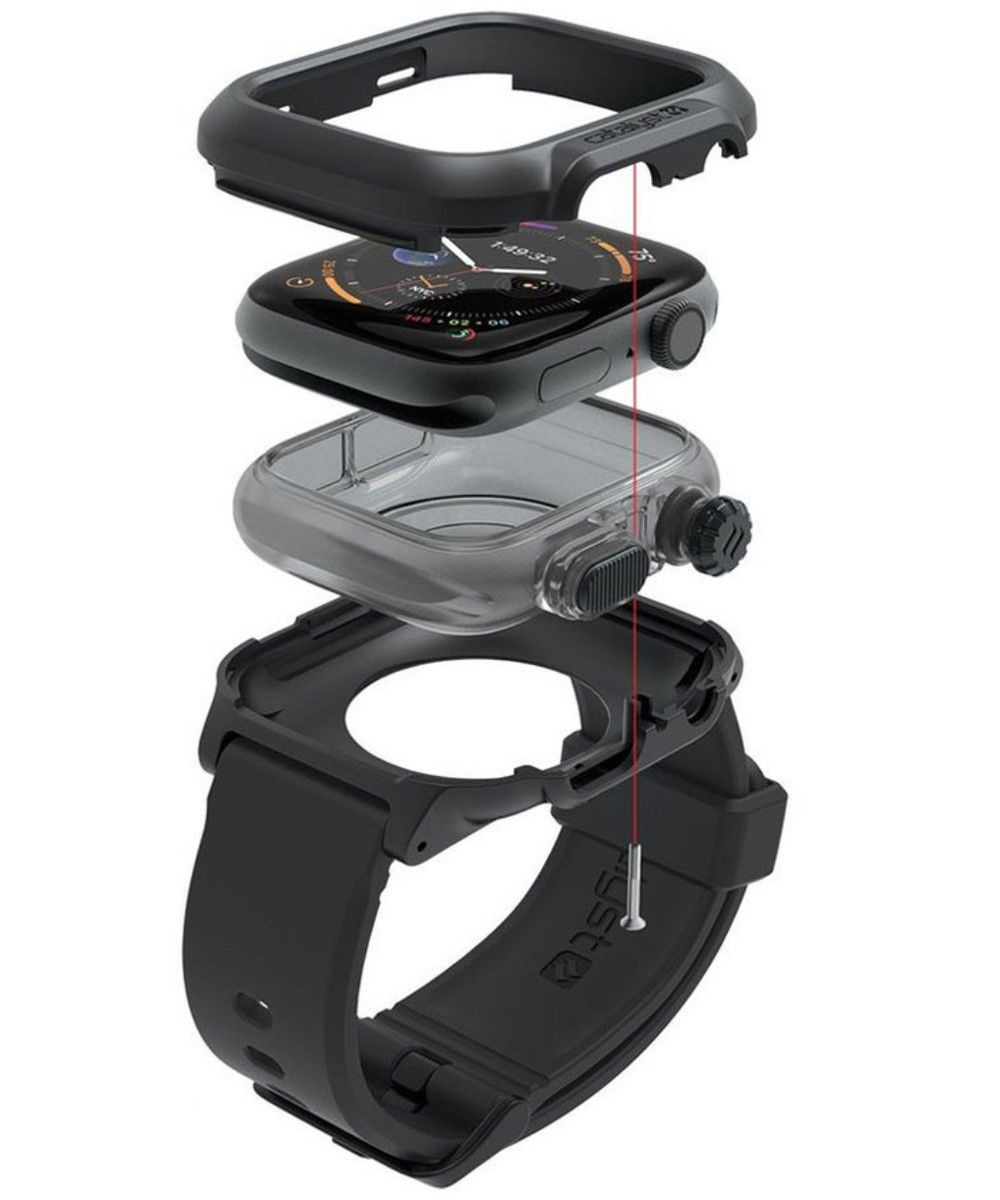 Catalyst Full Protect - Waterdicht Apple Watch 44MM Hoesje - Zwart afbeelding 2