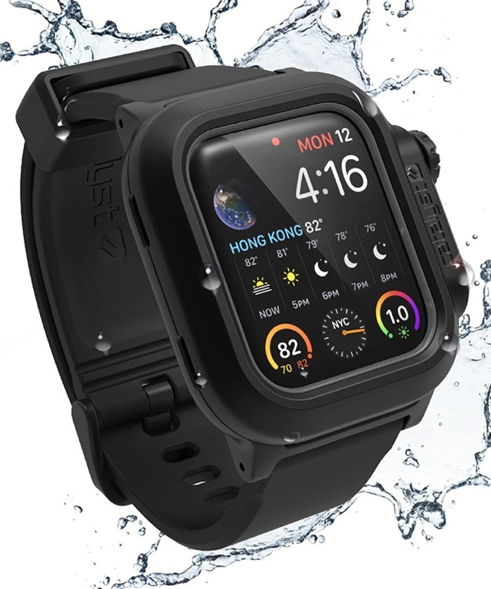 Catalyst Full Protect - Waterdicht Apple Watch 44MM Hoesje - Zwart afbeelding 1