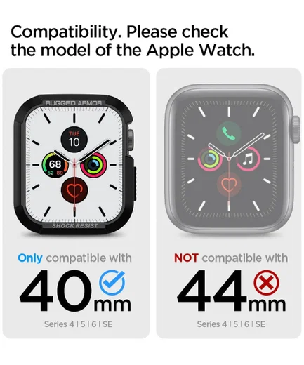 Spigen Liquid Crystal Apple Watch 40MM Hoesje Transparant afbeelding 9