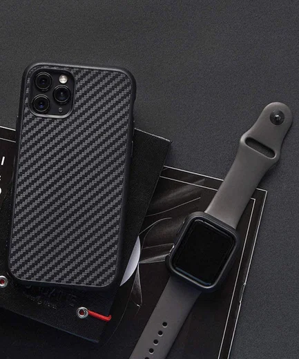 RhinoShield CrashGuard NX - Apple Watch 44MM Hoesje - Bumper - Zwart afbeelding 5
